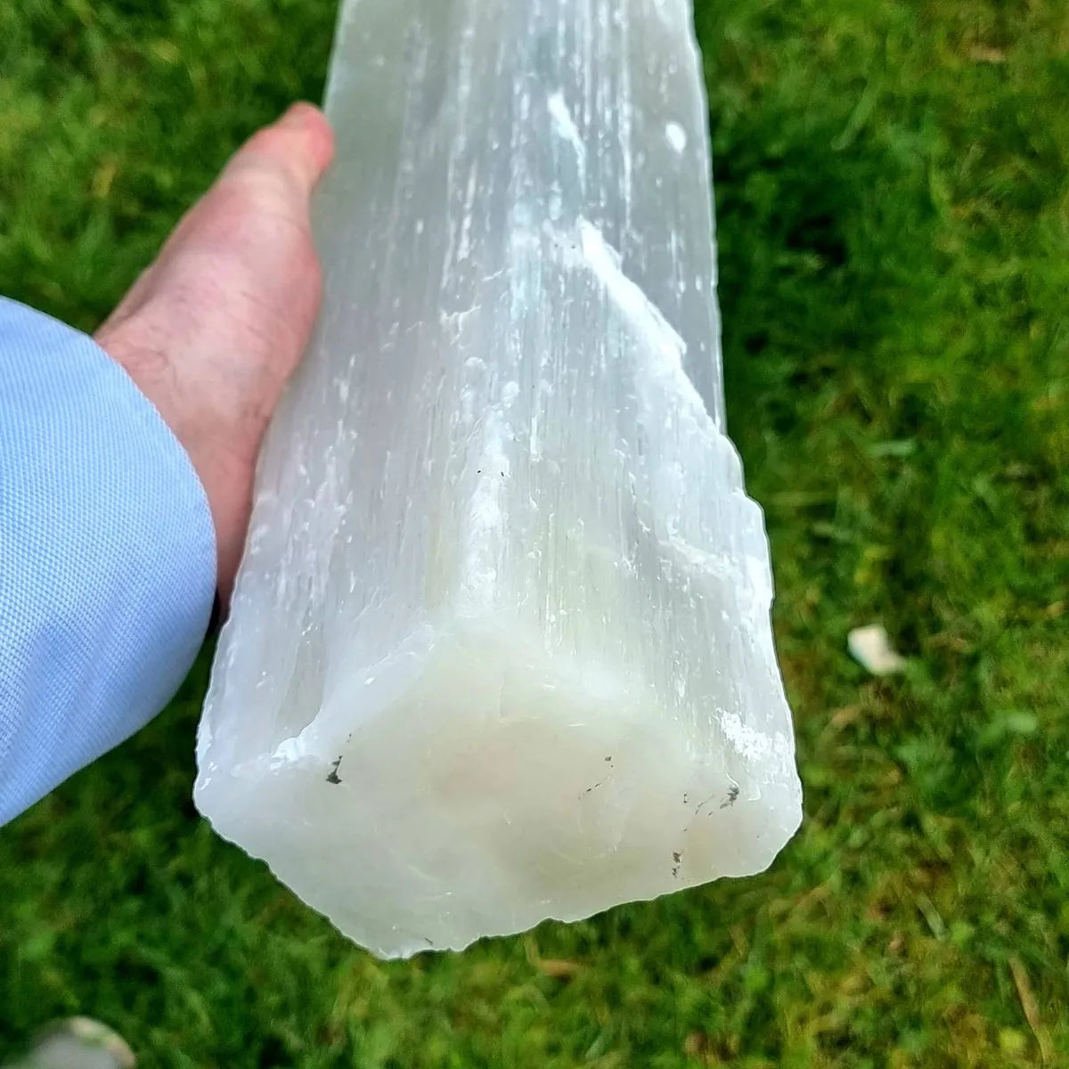 Extra Large Selenite Raw natural Log - Xl Selenite log