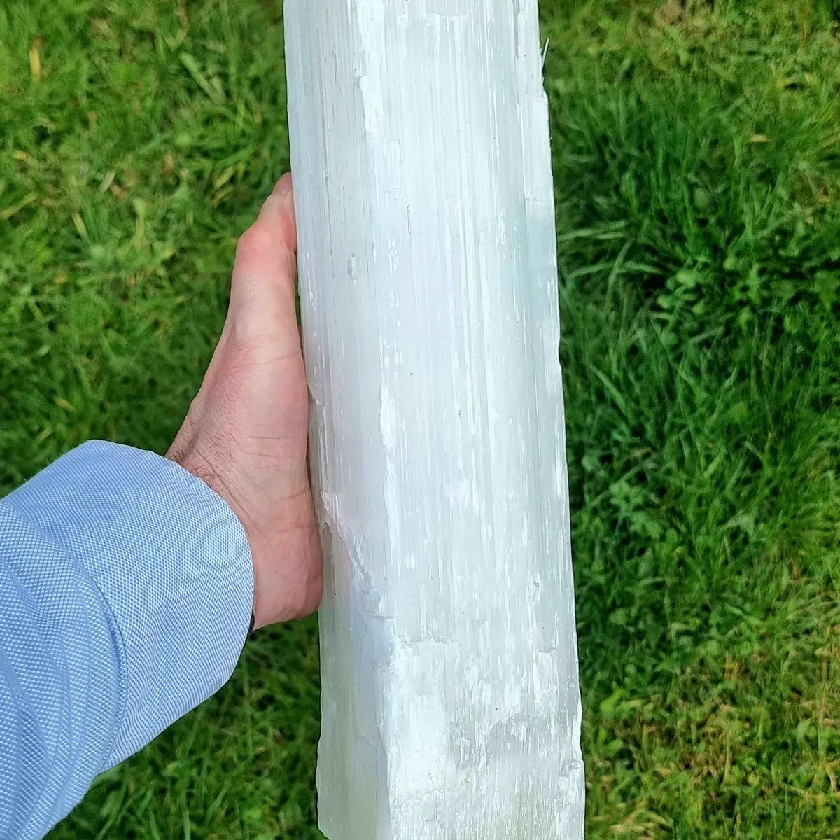 Extra Large Selenite Raw natural Log - Xl Selenite log